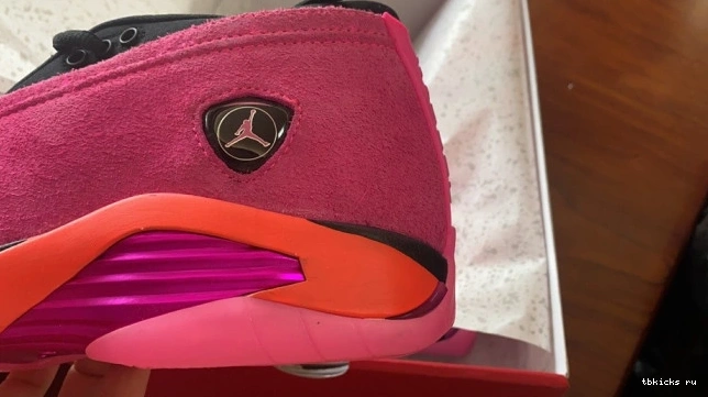 Reps TB Pink Retro DH4121-600 14 (W) Low Shocking Jordan 0806